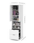 Modubox Lumina Full Murphy Wall Bed and 1 Storage Unit (82“), image 6