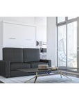 Modubox Nebula Full Murphy Bed and a Sofa White, image 2