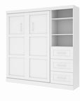 Modubox Pur Full Murphy Wall Bed and 1 Storage Unit with Drawers (84”), image 3