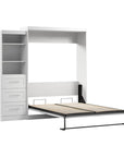 Modubox Pur Queen Murphy Wall Bed and Storage Unit with Drawers (90W), image 15