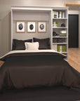 Modubox Versatile Full Murphy Wall Bed and 1 Storage Unit, image 1