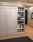 Modubox Versatile Full Murphy Wall Bed and 1 Storage Unit, image 2