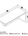 Modubox Pro Linea Contemporary Return Table, image 2