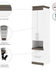 Modubox Orion 20"W Storage Cabinet with Pull Out Shelf, image 8