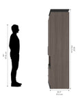 Modubox Orion 30"W Storage Cabinet with Pull Out Shelf, image 20