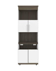 Modubox Orion Shelving Unit with Fold Out Desk, image 4