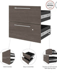 Modubox Orion 2 Drawer Set For Orion 20"W Narrow Shelving Unit, image 10