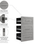 Modubox Pur 3 Drawer Set for Pur 25W Storage Unit, image 8