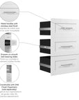 Modubox Pur 3 Drawer Set for Pur 25W Storage Unit, image 16