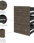Modubox Versatile 3 Drawer Set for Versatile 25” Storage Unit, image 2
