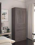 Modubox Pur 36W Wardrobe with 3 Drawers, image 4