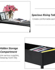 Aosom 39 Inch Modern Rectangular Lift Top Coffee Table with Storage, image 17