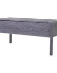 Aosom 39 Inch Modern Rectangular Lift Top Coffee Table with Storage, image 8