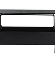 Aosom 39 Inch Modern Rectangular Lift Top Coffee Table with Storage, image 20