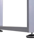 Aosom Industrial Style Office Computer Desk with Reversible 3 Drawer Filing Cabinet, image 8