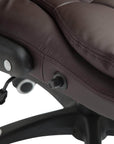 Aosom High Back Heated Massage Swivel Executive Office Chair in Faux Leather, image 17
