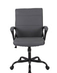 Brassex Inc. Adjustable Height Upholstered Office Chair, image 10