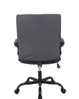 Brassex Inc. Adjustable Height Upholstered Office Chair, image 14