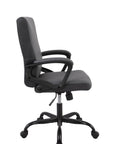 Brassex Inc. Adjustable Height Upholstered Office Chair, image 13