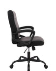 Brassex Inc. Adjustable Height Upholstered Office Chair, image 3