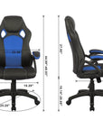 Brassex Inc. Tilt Reclining Gaming Chair, image 4