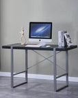 Brassex Inc. Alexis Desk with Metal Frame, image 5