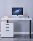 Brassex Inc. Verona Desk with 3 Storage Drawers, image 1