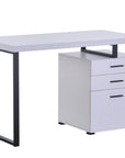 Brassex Inc. Verona Desk with 3 Storage Drawers, image 5