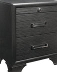 IFDC Ava 5 Piece Storage Platform Bedroom Furniture Set in Grey Lacquer Finish, image 7