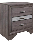 IFDC Harper Seville 5 Piece Storage Platform Bedroom Furniture Set in Weathered Grey, image 8