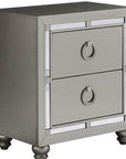 IFDC Luna 5 Piece Tufted Fabric Bedroom Furniture Set in Grey, image 5