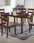 IFDC Castlegar 7 Piece Extendable Rectangular Dining Room Furniture Set, image 1