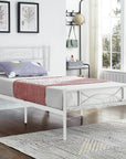 IFDC Brockville Twin Size Metal Platform Bed, image 2