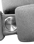 IFDC Mississauga Grey Fabric Power Recliner Living Room Collection, image 2