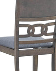 IFDC Coalhurst 5 Piece Round Rubber Wood and Wood Veneers Dining Room Furniture Set, image 8