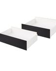 Modubox Select Storage Drawers on Wheels (Set of 2) in Black, image 2