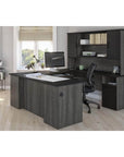 Modubox Norma 71W U Or L Shaped Executive Desk with Hutch, image 1