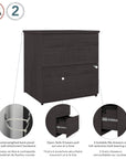 Modubox Universel 28W Standard 2 Drawer Lateral File Cabinet, image 19