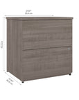 Modubox Universel 28W Standard 2 Drawer Lateral File Cabinet, image 46