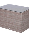 Aosom 5 Piece Outdoor Patio Rattan Wicker 2 Person Deep Seating Conversation Set in Deep Grey, image 11