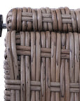 Aosom 5 Piece Outdoor Patio Rattan Wicker 2 Person Deep Seating Conversation Set in Deep Grey, image 13