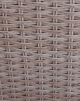 Aosom 5 Piece Outdoor Patio Rattan Wicker 2 Person Deep Seating Conversation Set in Deep Grey, image 16
