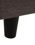 Primo International Cora Button Tufted Upholstered Platform Bed, image 5