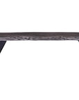 Primo International Wexford Wood Dining Bench in Grey and Black, image 2