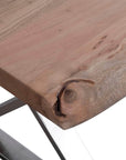 Primo International Sutherland 70" Rectangular Rustic Wood Dining Table in Brown, image 4