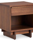 Rustic Classics Jasper Reclaimed Wood 1 Drawer Nightstand in Brown, image 3