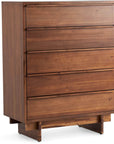 Rustic Classics Jasper Reclaimed Wood 5 Drawer Chest in Brown, image 3