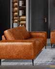 Primo International Fresno Loveseat in Rustic Light Brown, image 1