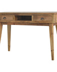 2 Drawer Shell Writing Desk