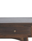 2 Drawer Walnut Hallway Console